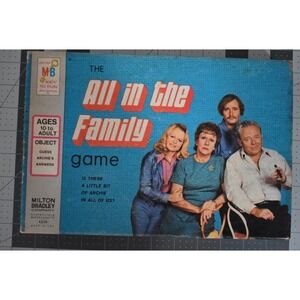 1972 All In The Family Game Milton Bradley COMPLETE Archie Bunker Robert Reiner